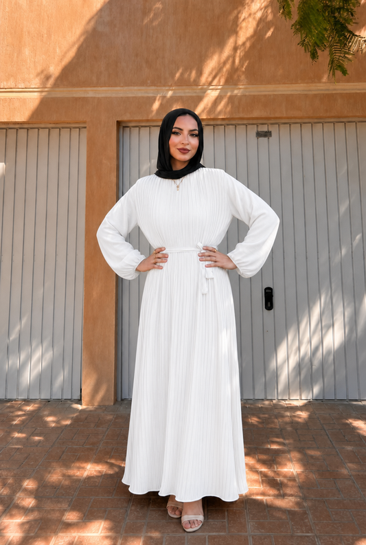 Diyala Airy Pleats Dress