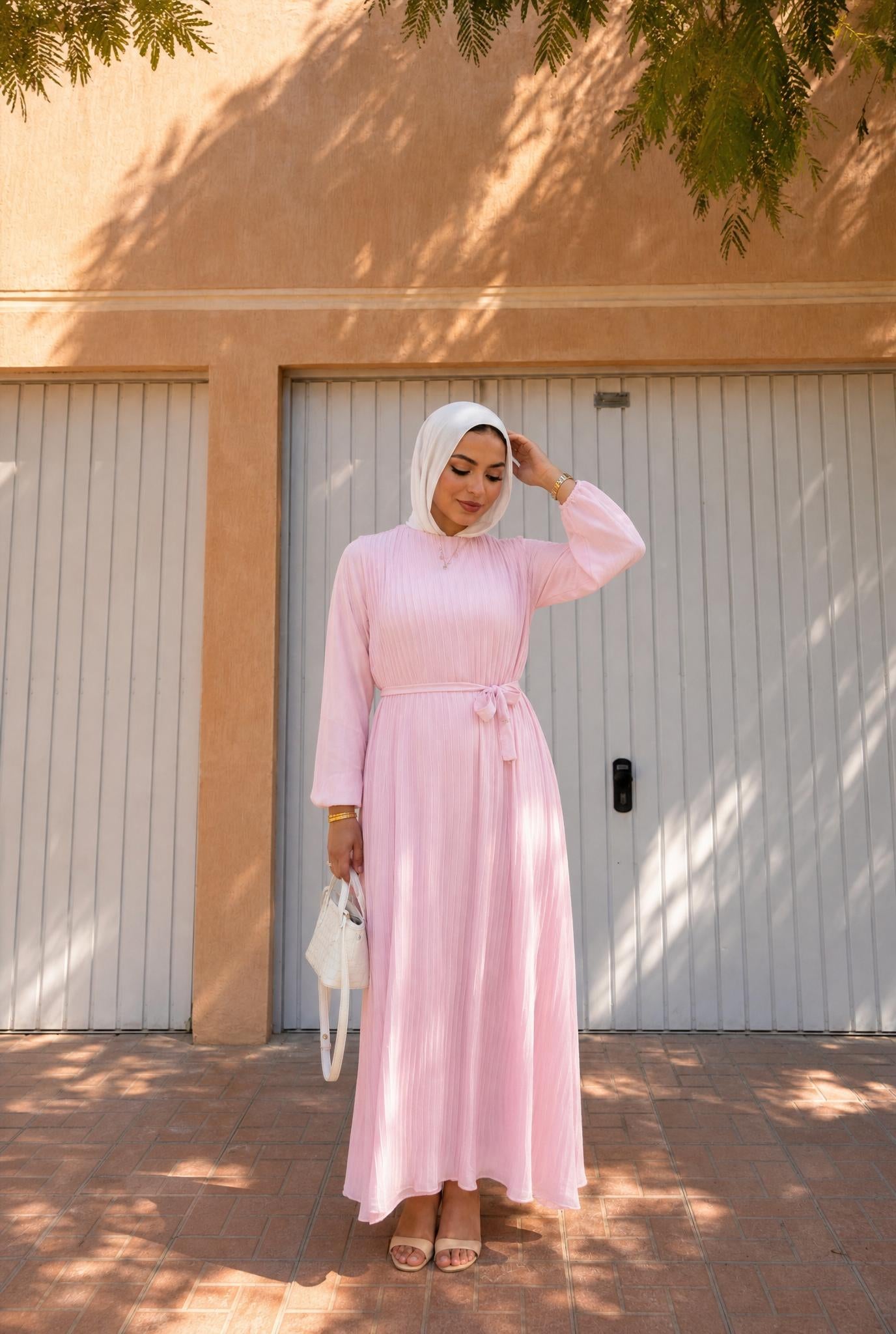 Diyala Airy Pleats Dress