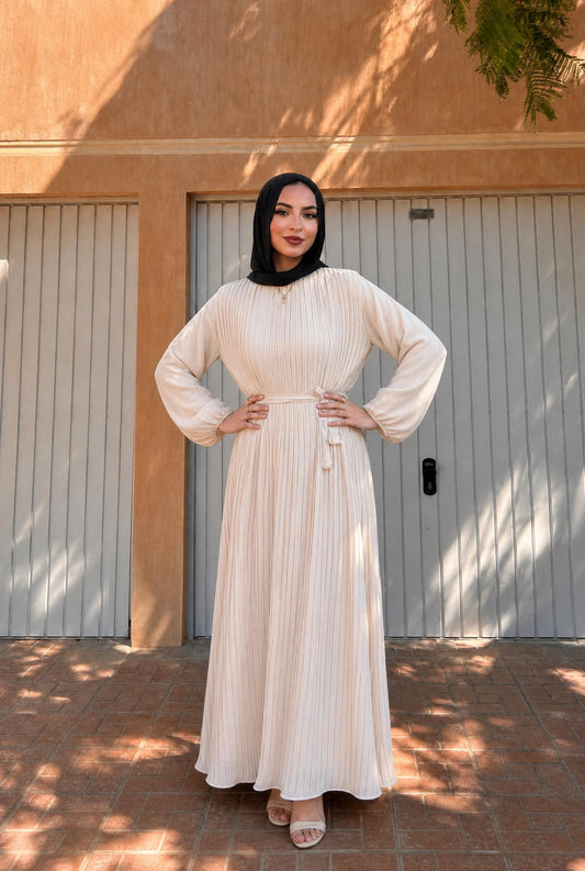 Diyala Airy Pleats Dress