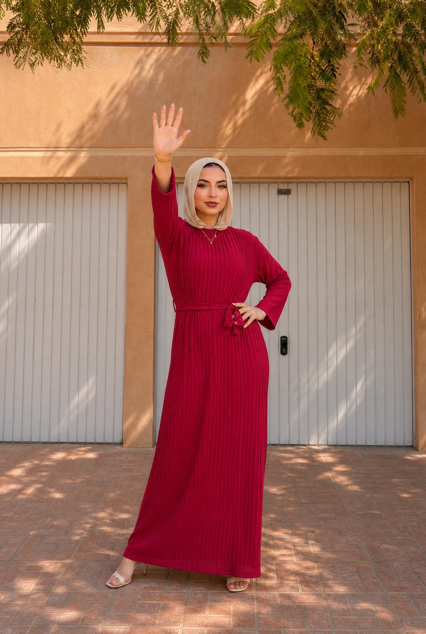 Diyala Airy Pleats Dress